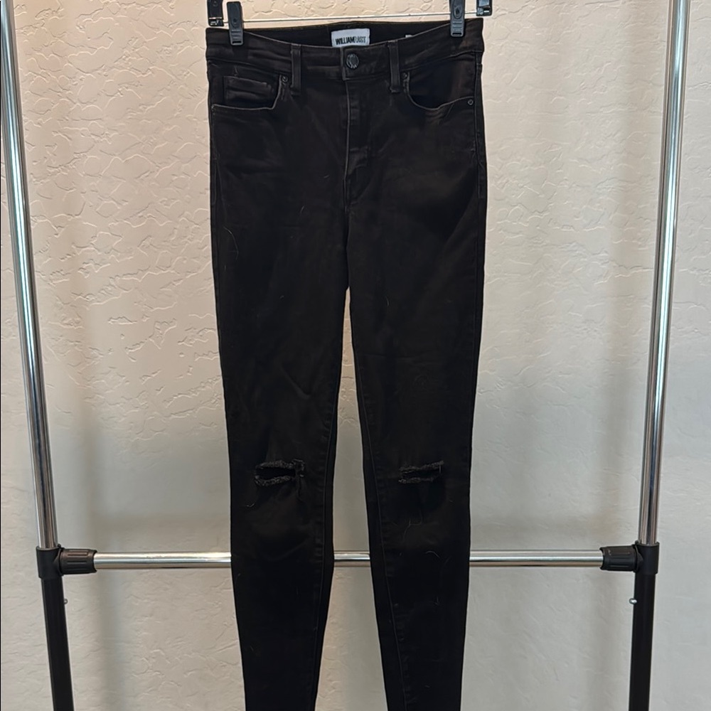 William Rast Black Skinny Jeans Sleek